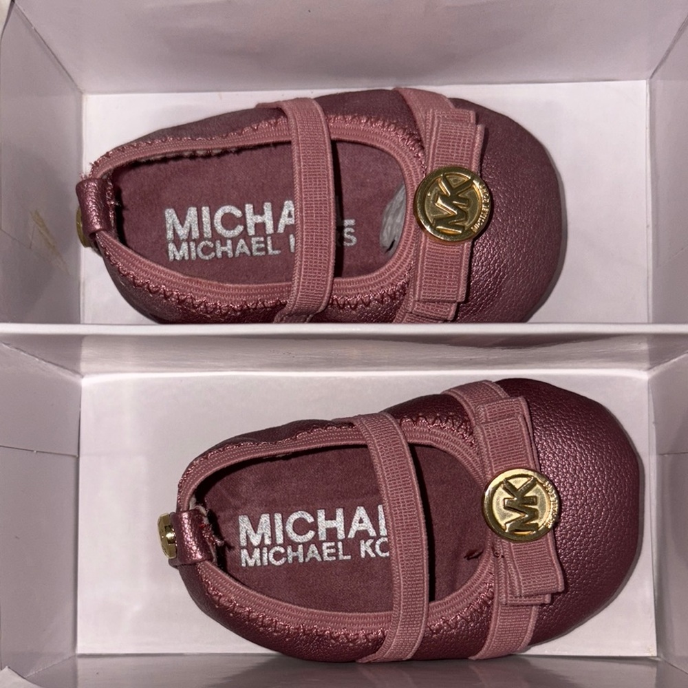 Michael Kors Pink Baby Walker Sandals